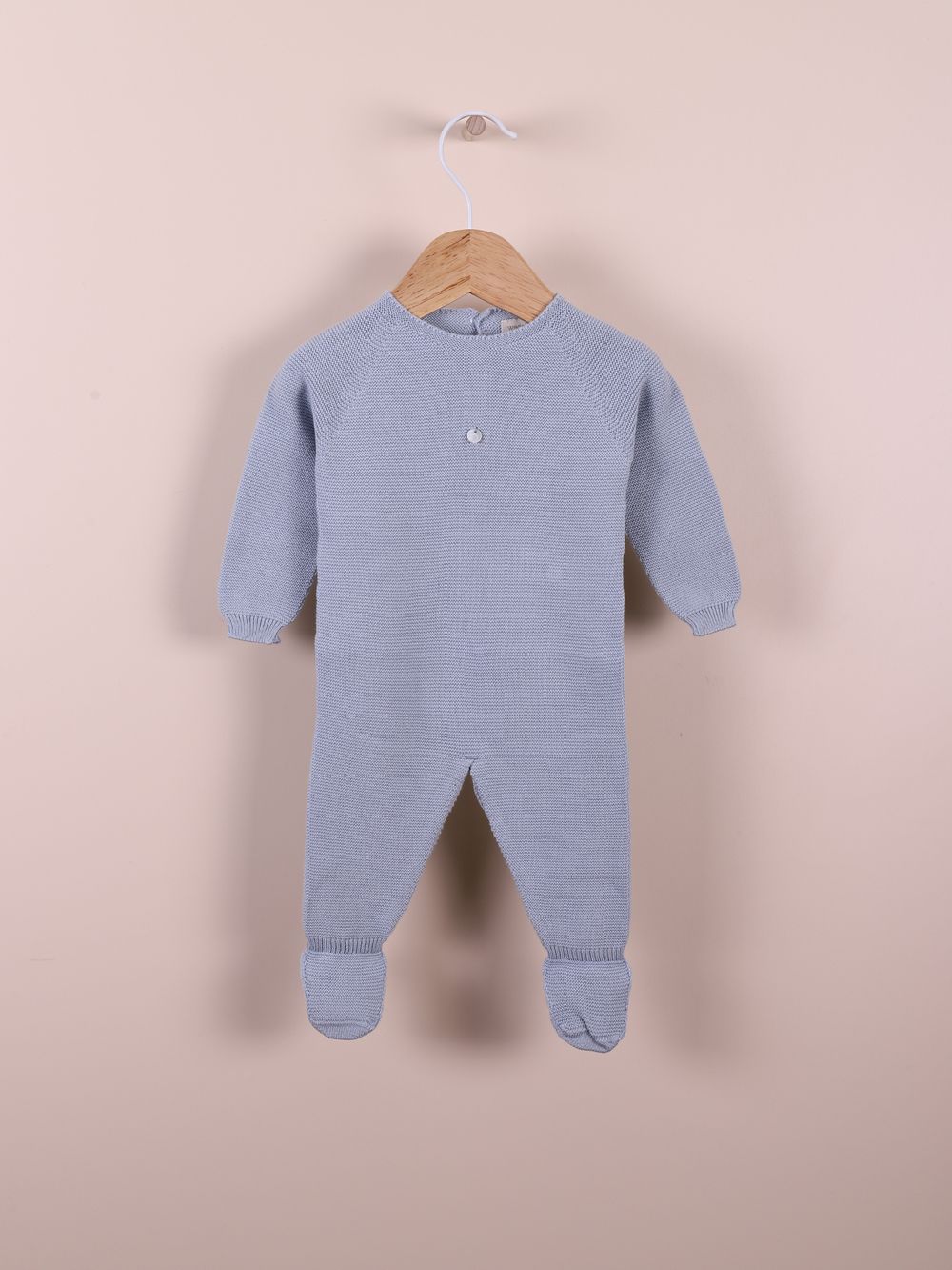 Wedoble - Baby's Organic Cotton Fine Knitted Babygrow