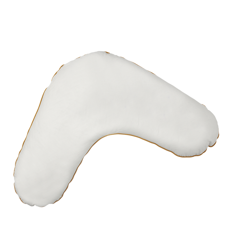 Fabelab - Kapok Nursing Pillow With Cotton Cover - Caramel Stripes