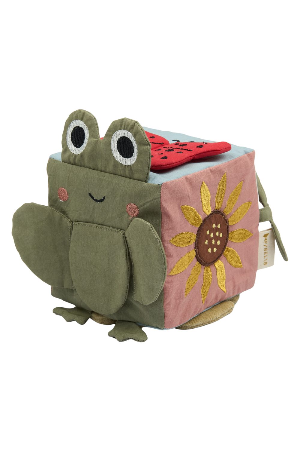 فابيلاب - لعبة مكعب قماش عضوي للأطفال - الحديقة