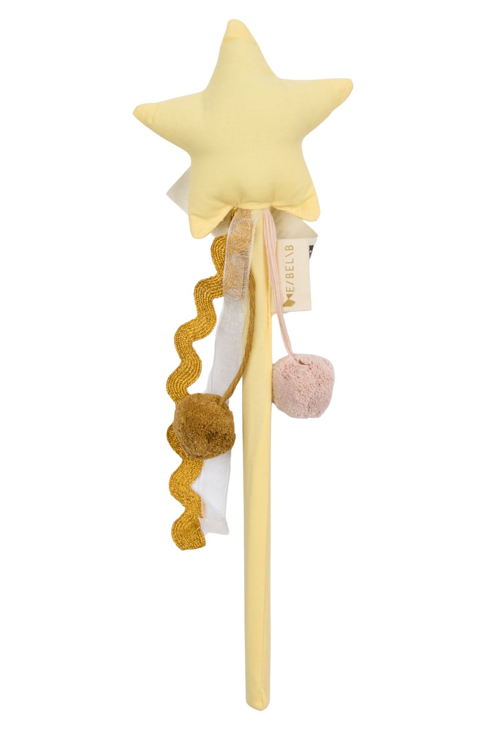 Fabelab 3pc-Set - Girl's Dress Up Fairy Wings, Wand & Skirt - Peach Whip