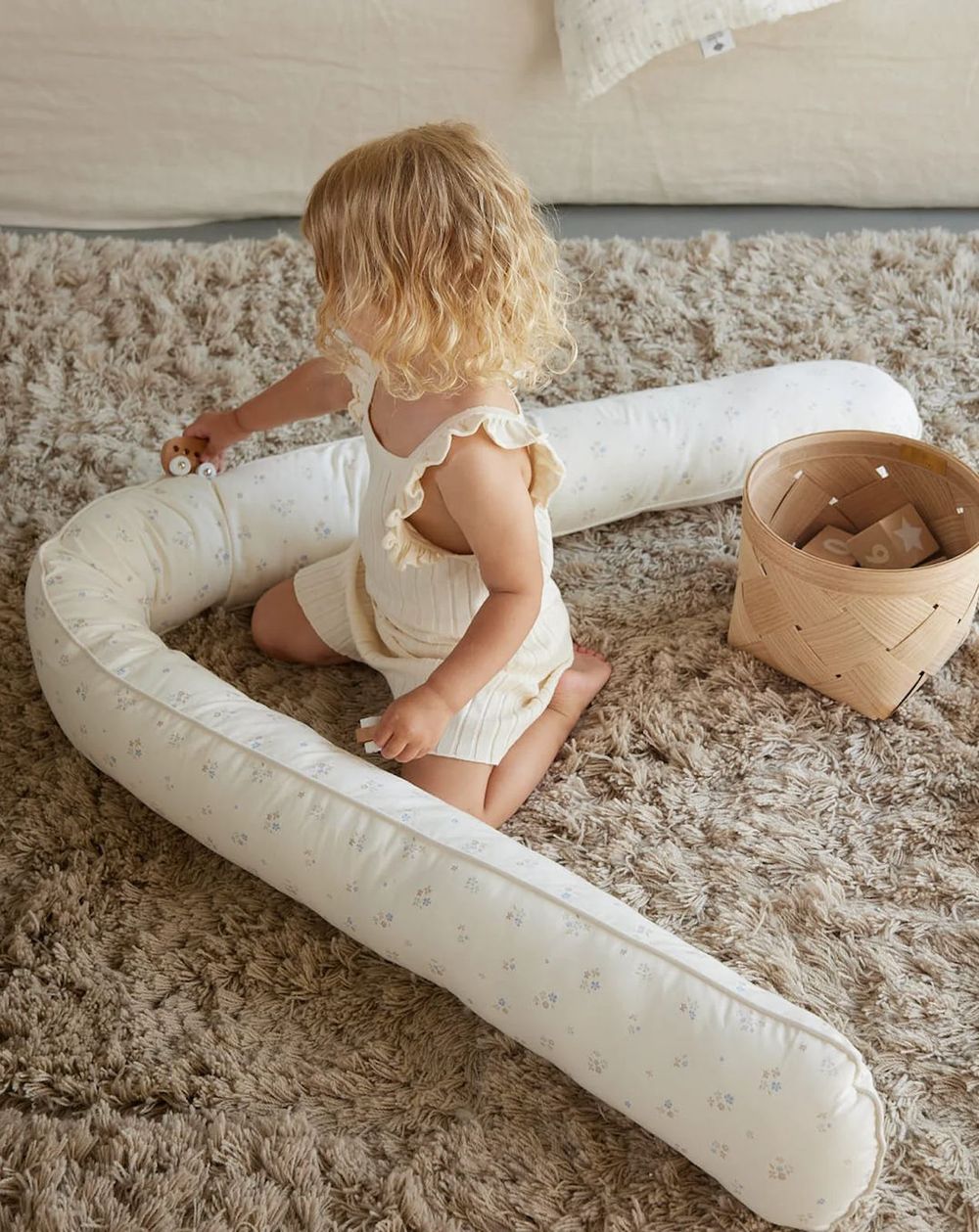 Born Copenhagen - Luxury Organic Toddler Bumper - Petit Garden