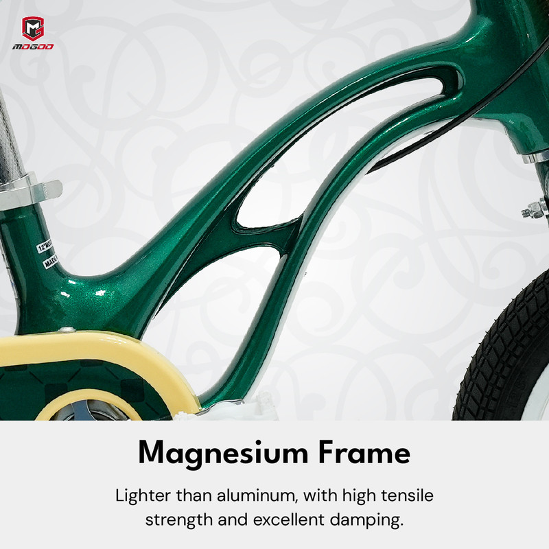 موغو - دراجة فلاير مغنيسيوم للأطفال - 14 إنش - أخضر