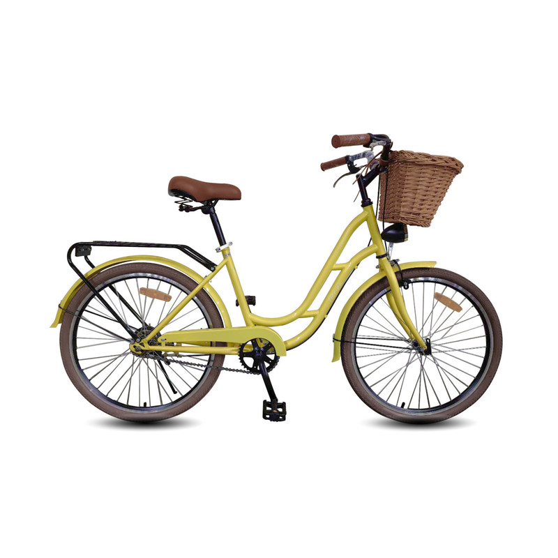 Mogoo - Florida Cruiser Bike - Yellow - 24-Inch