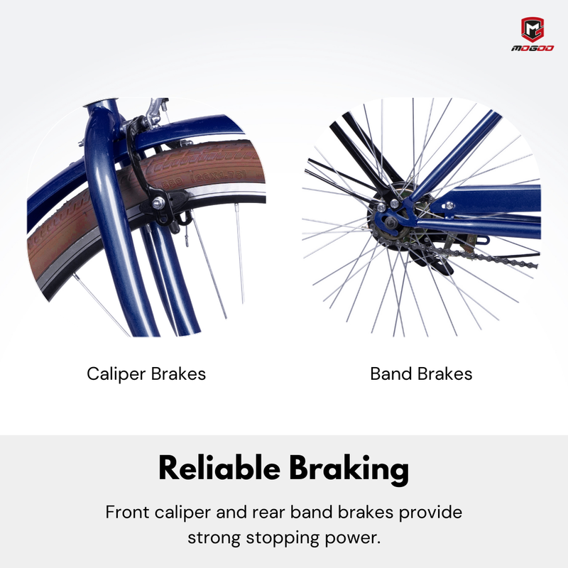 Mogoo - Florida Cruiser Bike - Yellow - 24-Inch