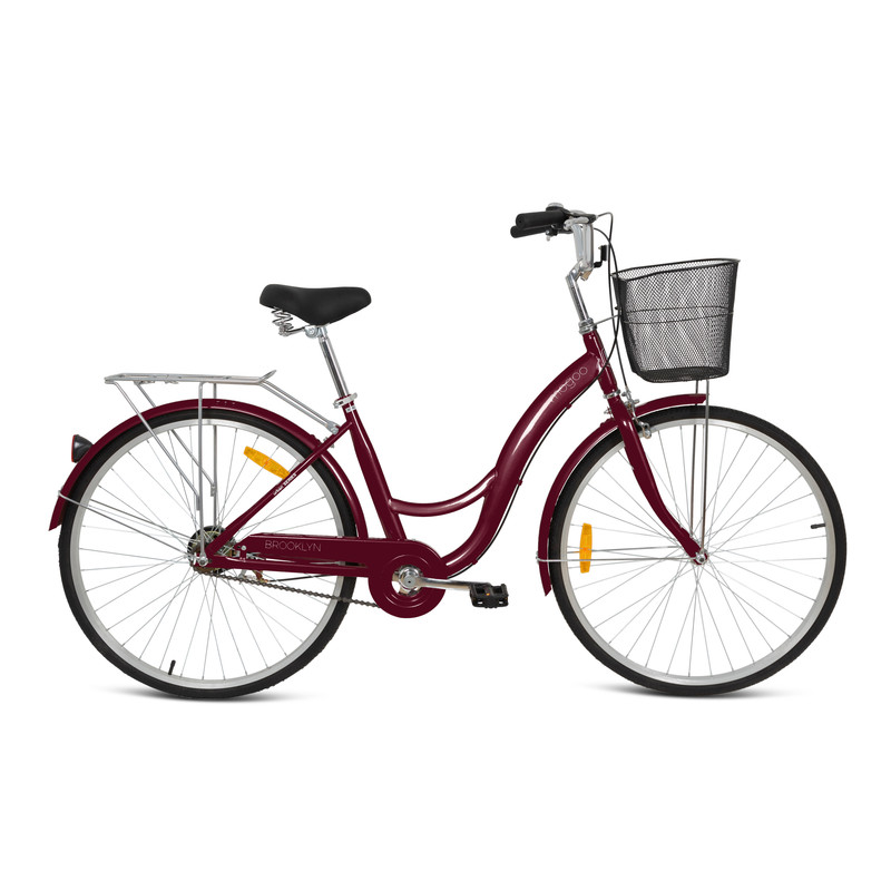 Mogoo - Brooklyn 26 Inch City Bike - Red