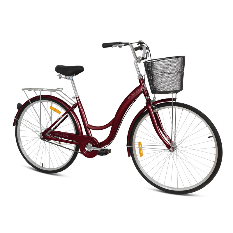 Mogoo - Brooklyn 26 Inch City Bike - Red