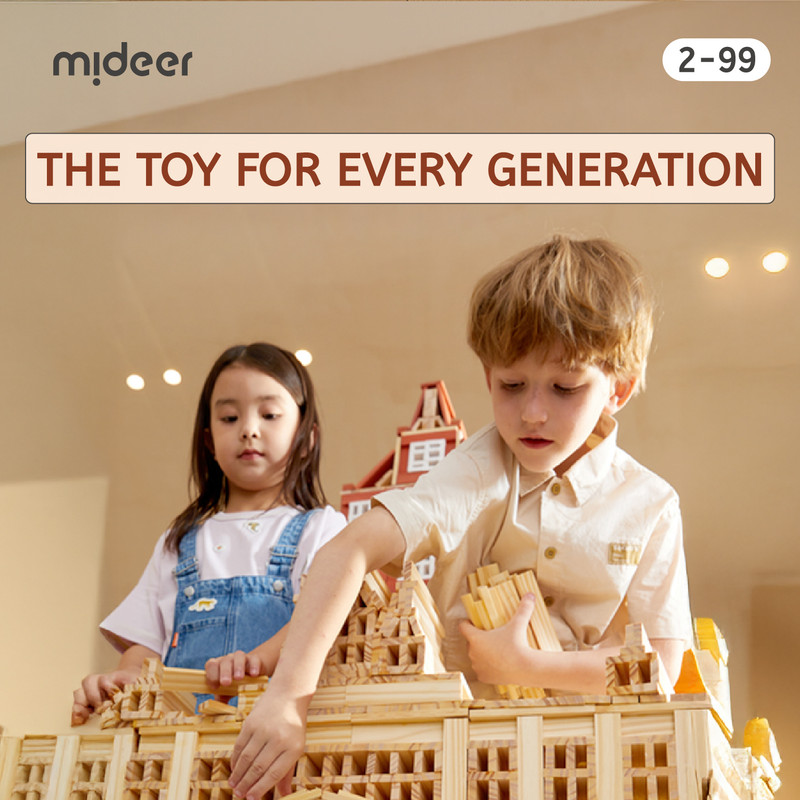 Archimedes Blocks - Warm Color - 100pcs