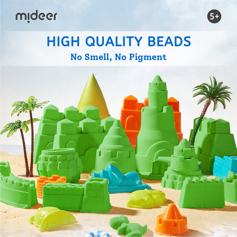 ميدير - رمل سحري - أخضر - 1 كجم