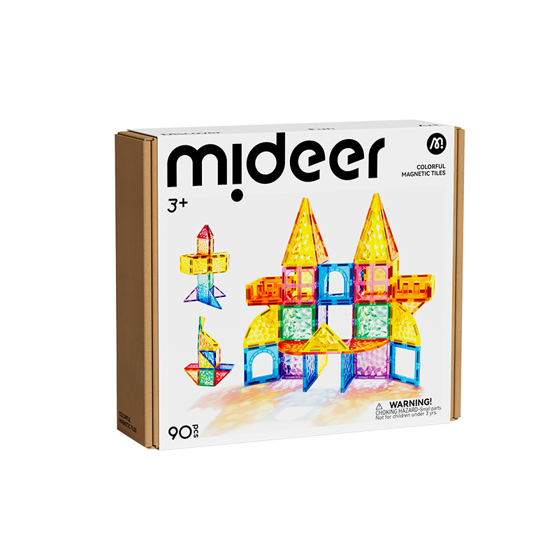 Mideer - Prism Magnetic Tiles - 90 Pcs