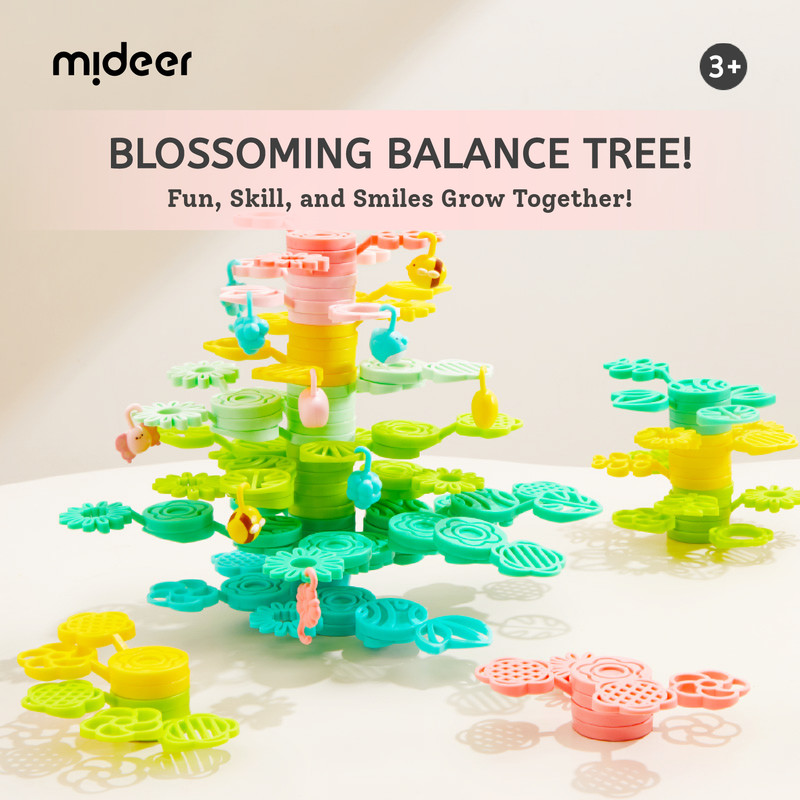 Mideer - Floral Balancing Blocks 82Pcs