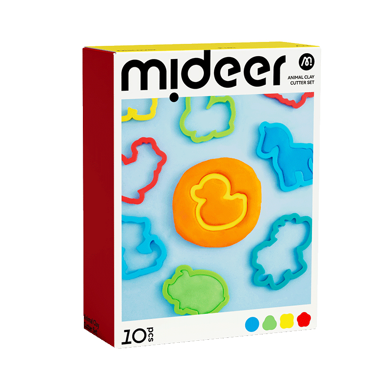 Mideer - Clay Cutting Molds - 10 Pcs