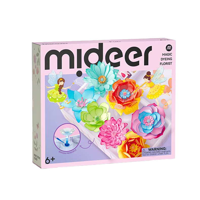 Mideer - DIY Magic Dyeing Florist Craft Kit - Multicolor