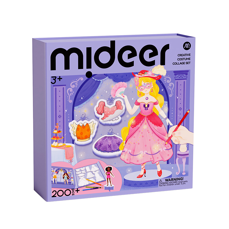 Mideer - Costume Collage Set - 200+ Pcs