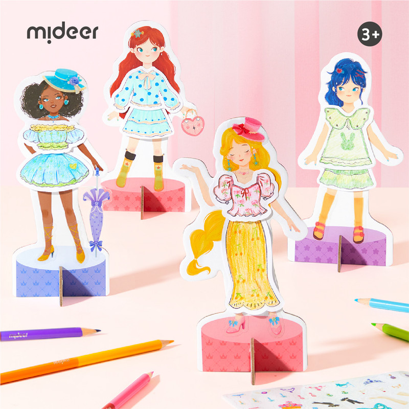 Mideer - Costume Collage Set - 200+ Pcs