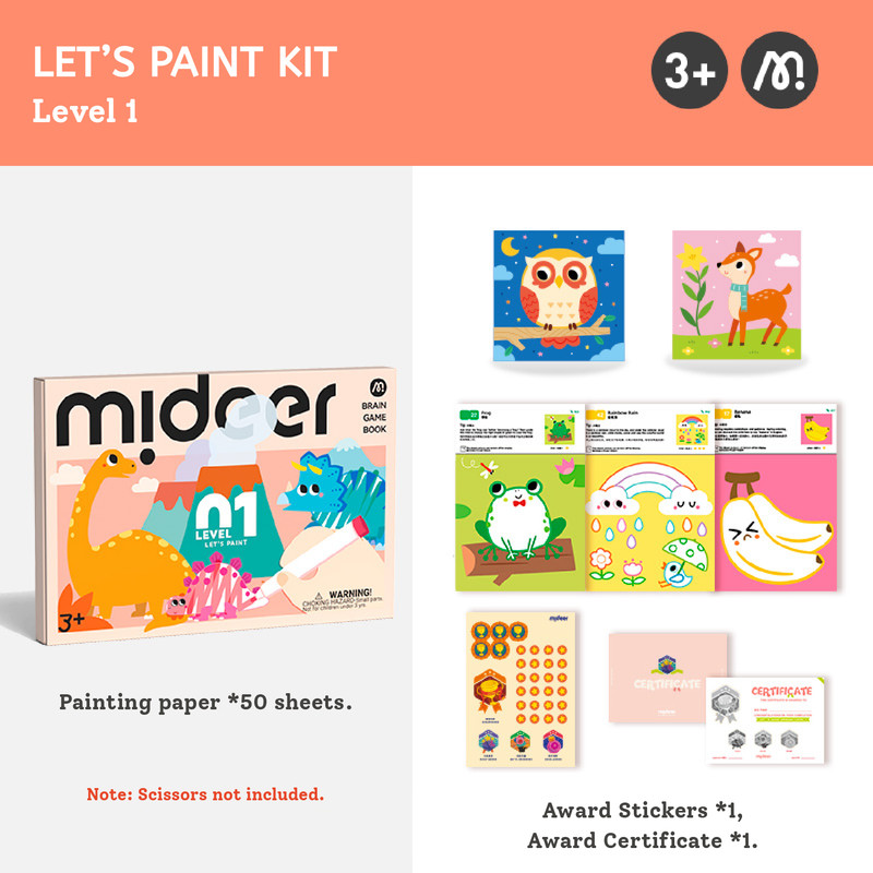 Mideer - Let's Paint Kit - Level 1
