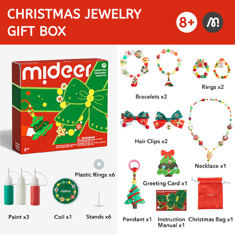 Mideer - Christmas Ornament Craft Box