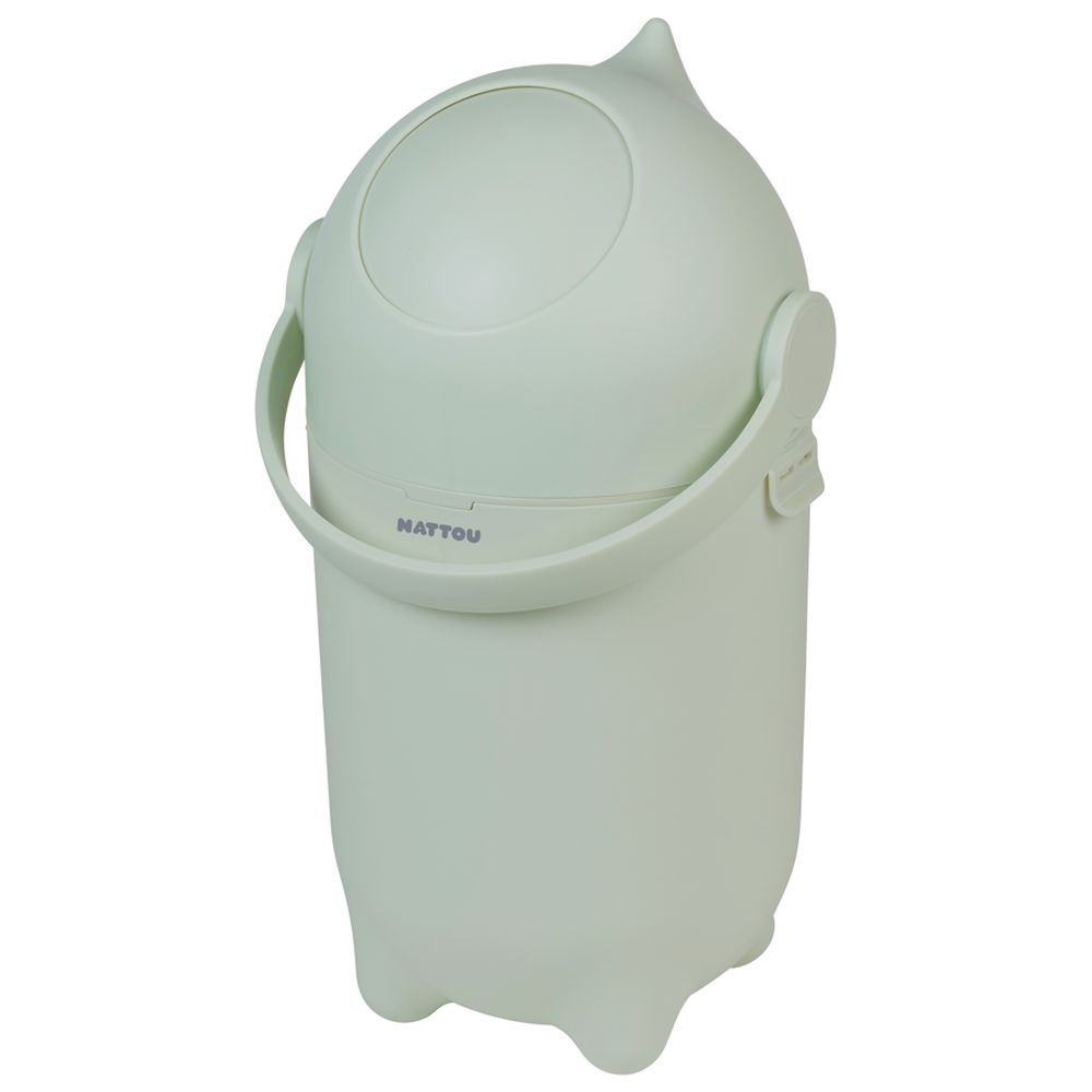 Nattou - Care Dropy Diaper Bin - Green