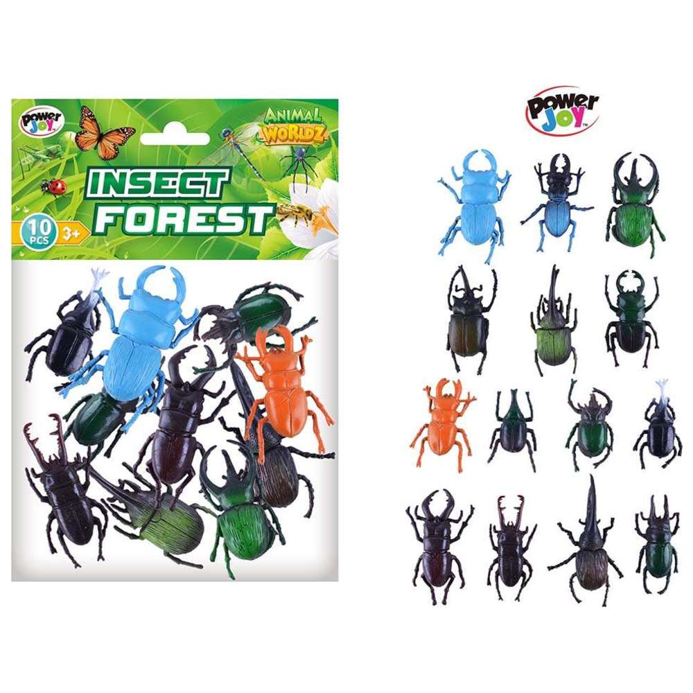 باور جوي - عالم الحيوانات - الحشرات - قد يختلف الطراز - 10 قطع - 2 انش