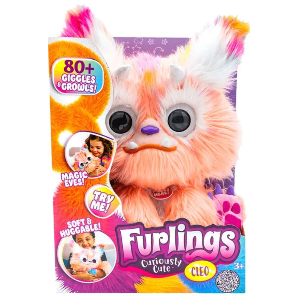 Furlings - Curiously Cute Plush Toy - Cleo - 14-Inch