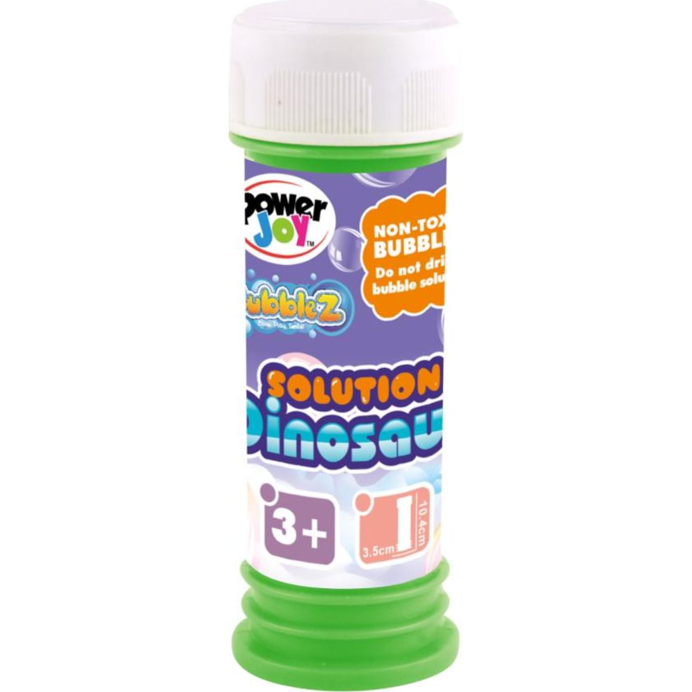 باور جوي - محلول فقاعات الديناصور - 50 مل - قد يختلف اللون - عدد 1 