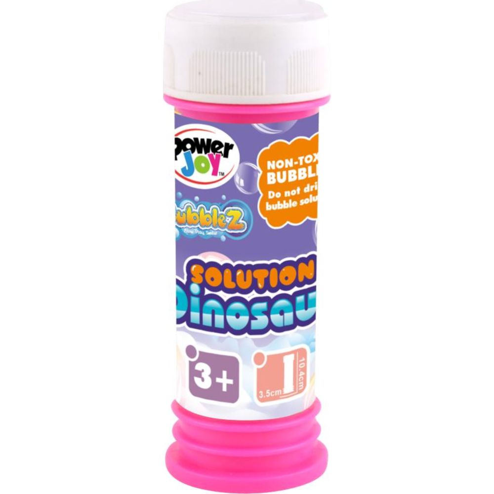 باور جوي - محلول فقاعات الديناصور - 50 مل - قد يختلف اللون - عدد 1 