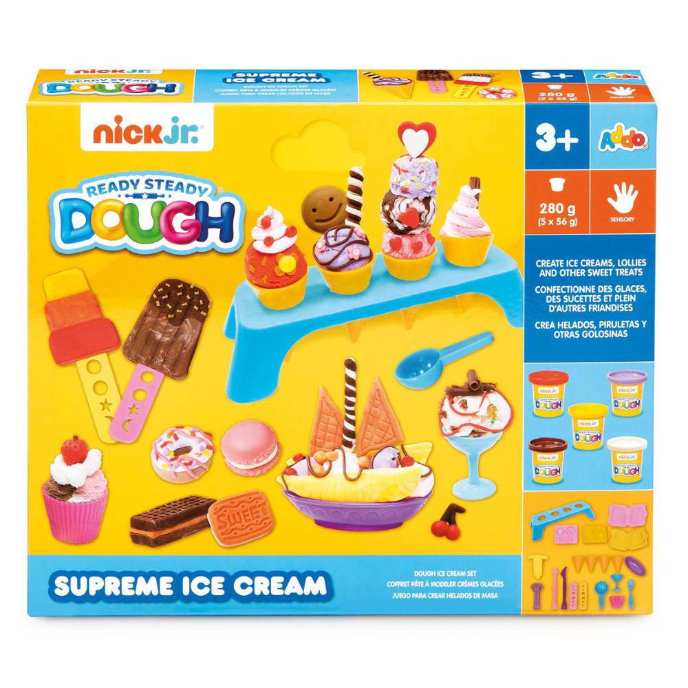 Addo - Nick Junior Supreme Ice Cream Play Dough Set - 30 Pcs - 280 gm  