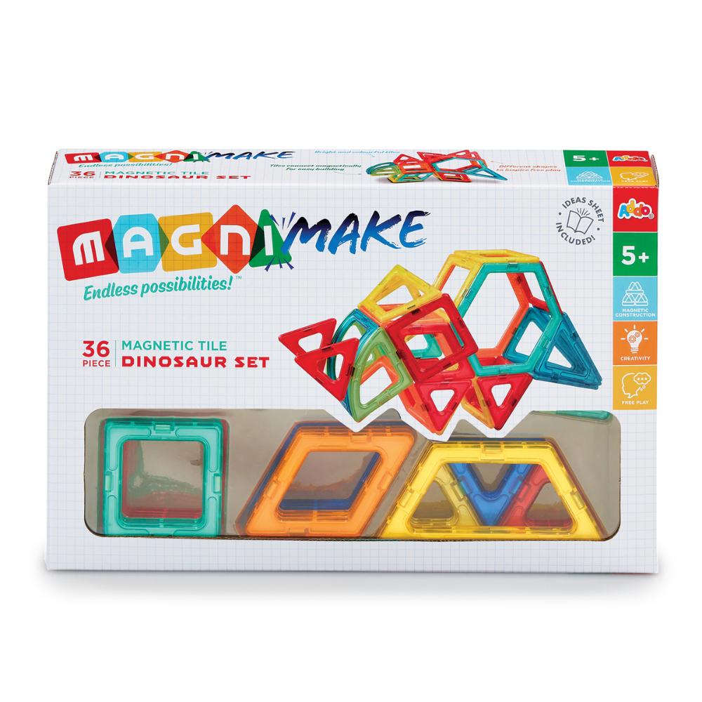 Addo - Magnimake Dinosaur Set - 36 Pcs