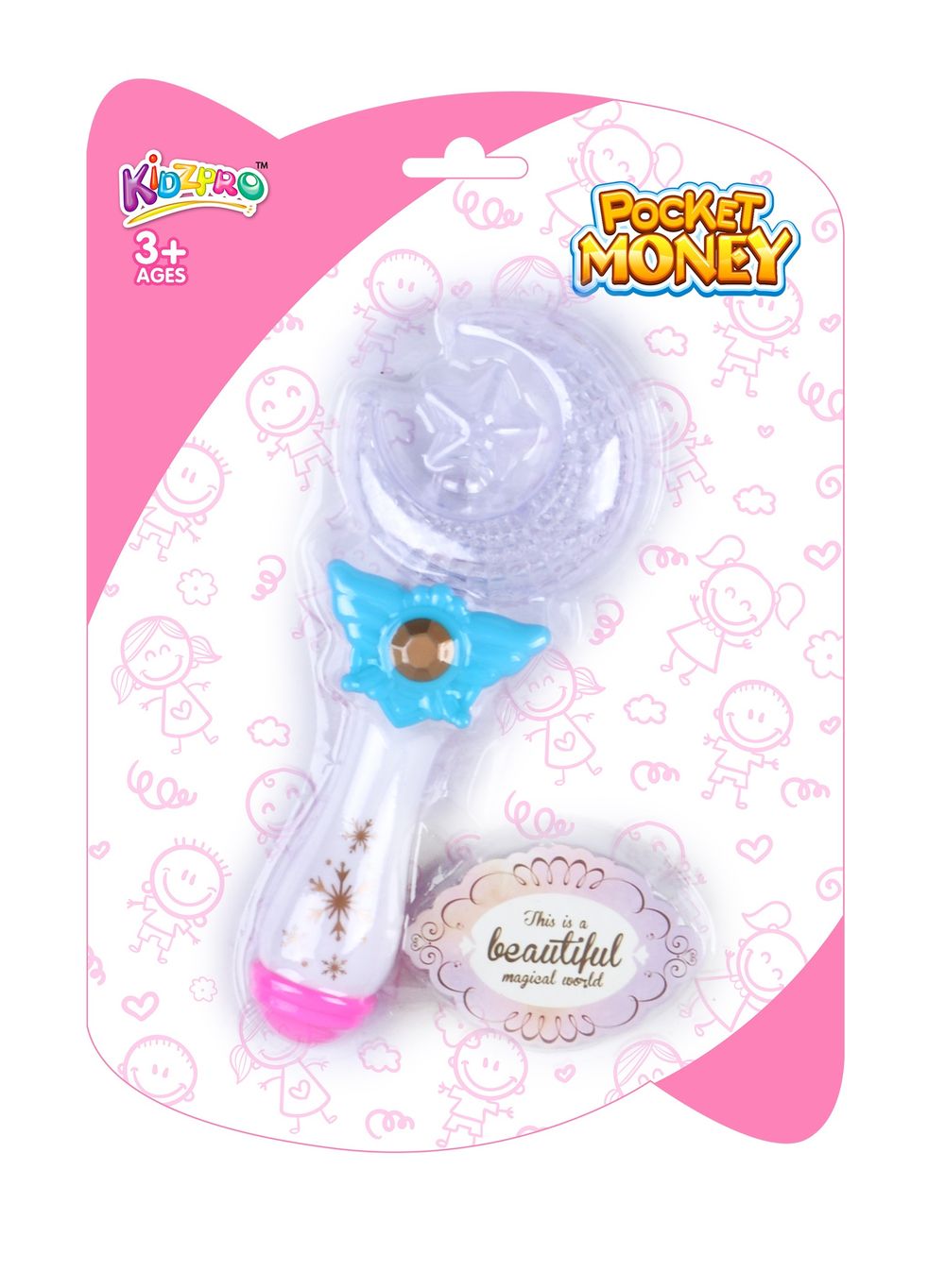 Kidzpro Pocket Money Magic Wand With Lights - Style May Vary