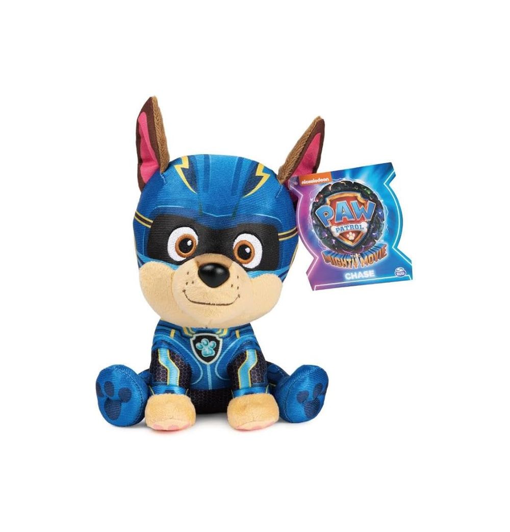 Paw Patrol Mighty Movie Mini Clip-On Plush Keyring - Style May Vary