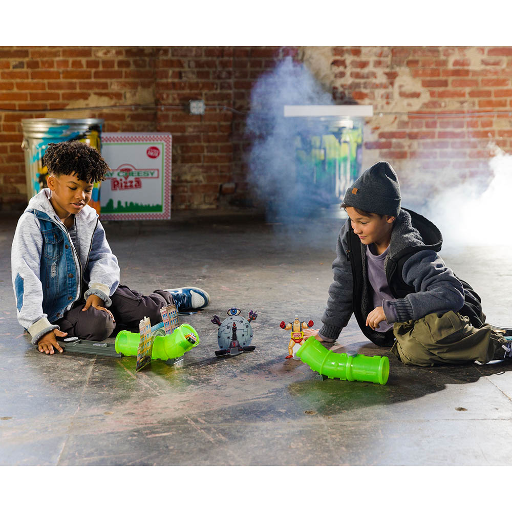 تينيج ميوتانت نينجا تيرتلز - رمجموعة لعب راكبو الأصداف - 6 قطع