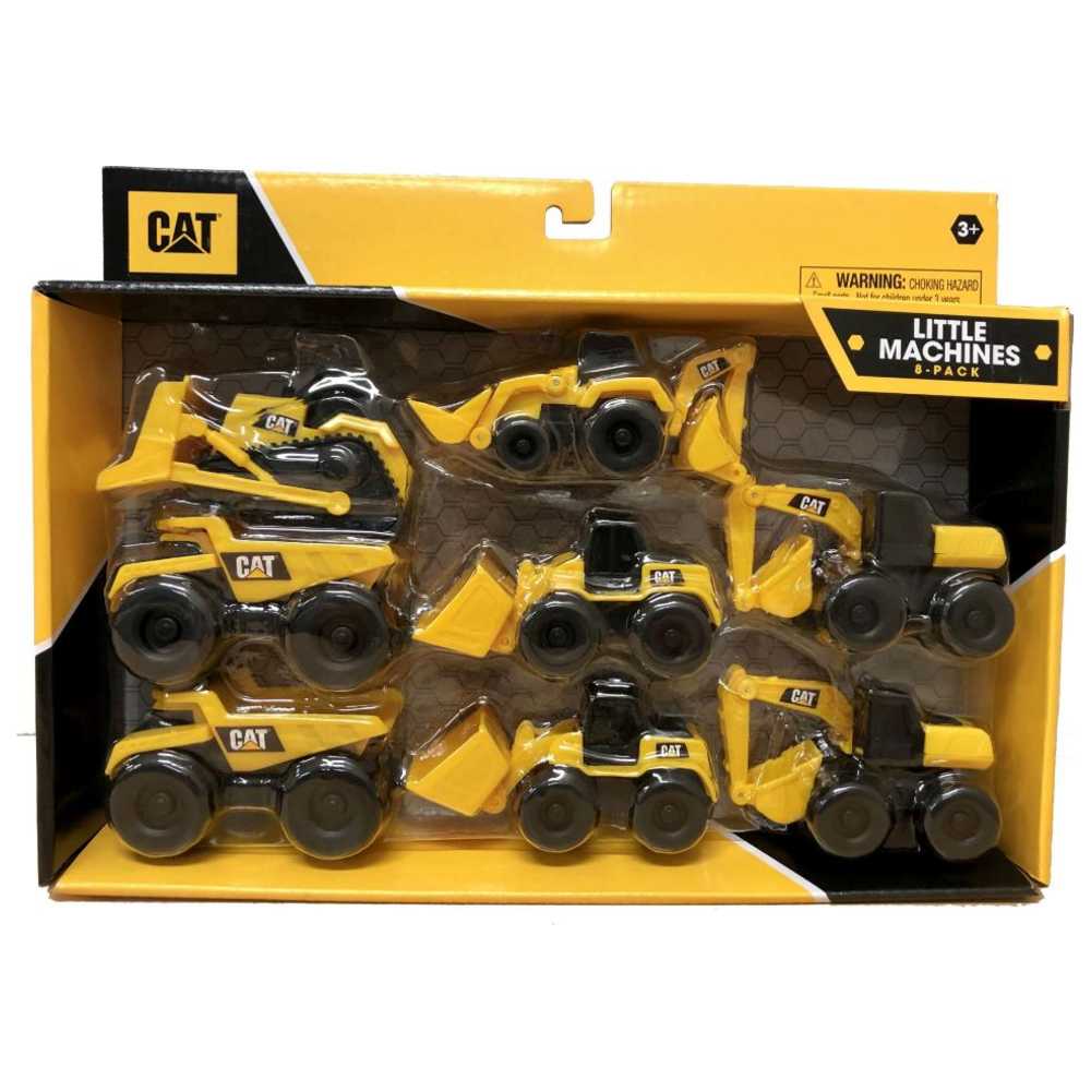 كات - ألعاب سيارات ليتل ماشينز ميجا باك - أصفر - 8 قطع
