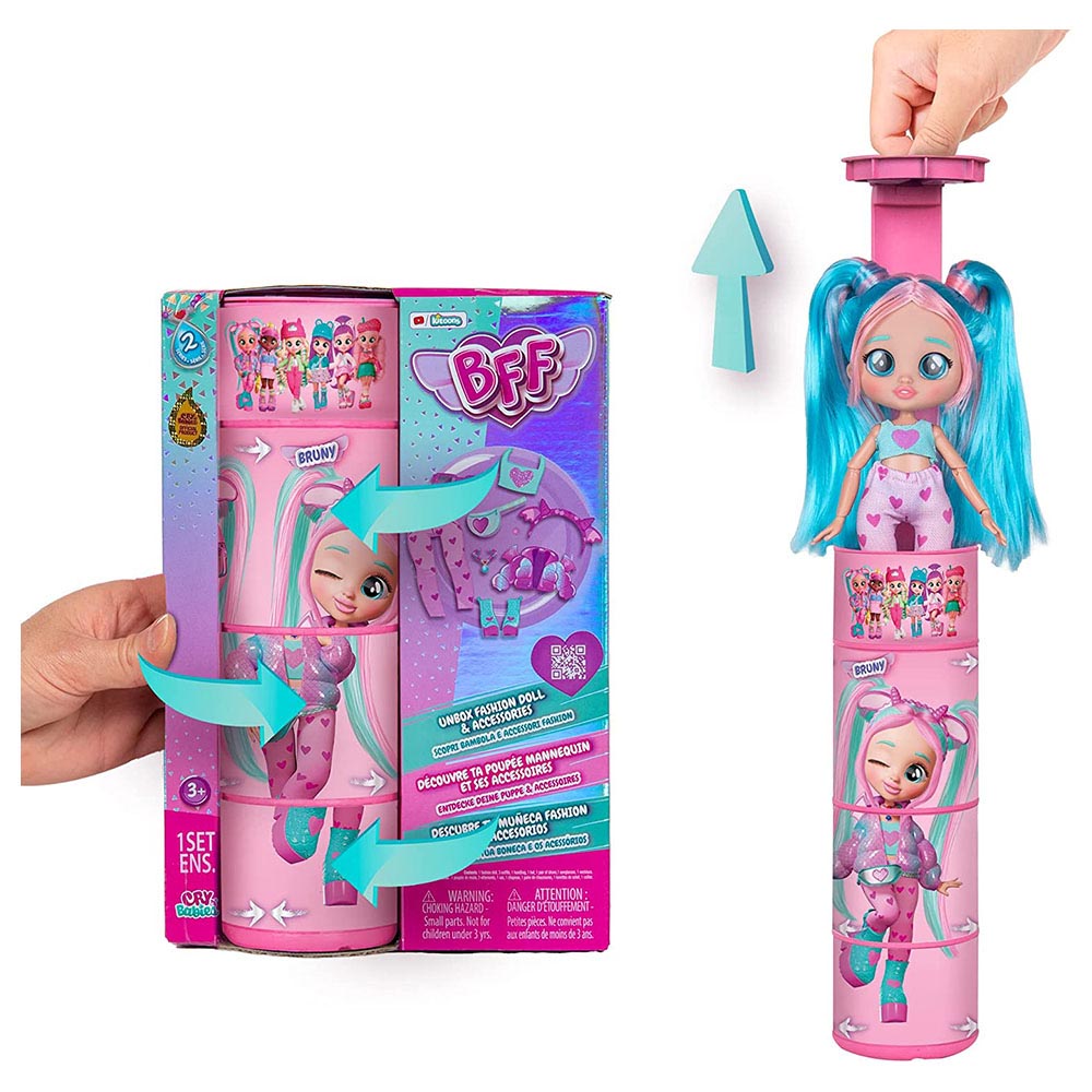 IMC - Cry Babies Best Friend Forever Fashion Doll Playset - Bruny - 8-Inch