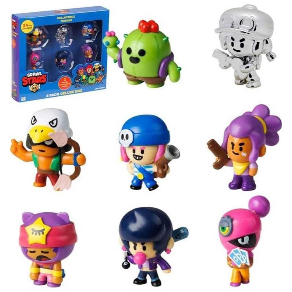 Brawl Stars - Blister Figure - Style May Vary - 8 Pcs