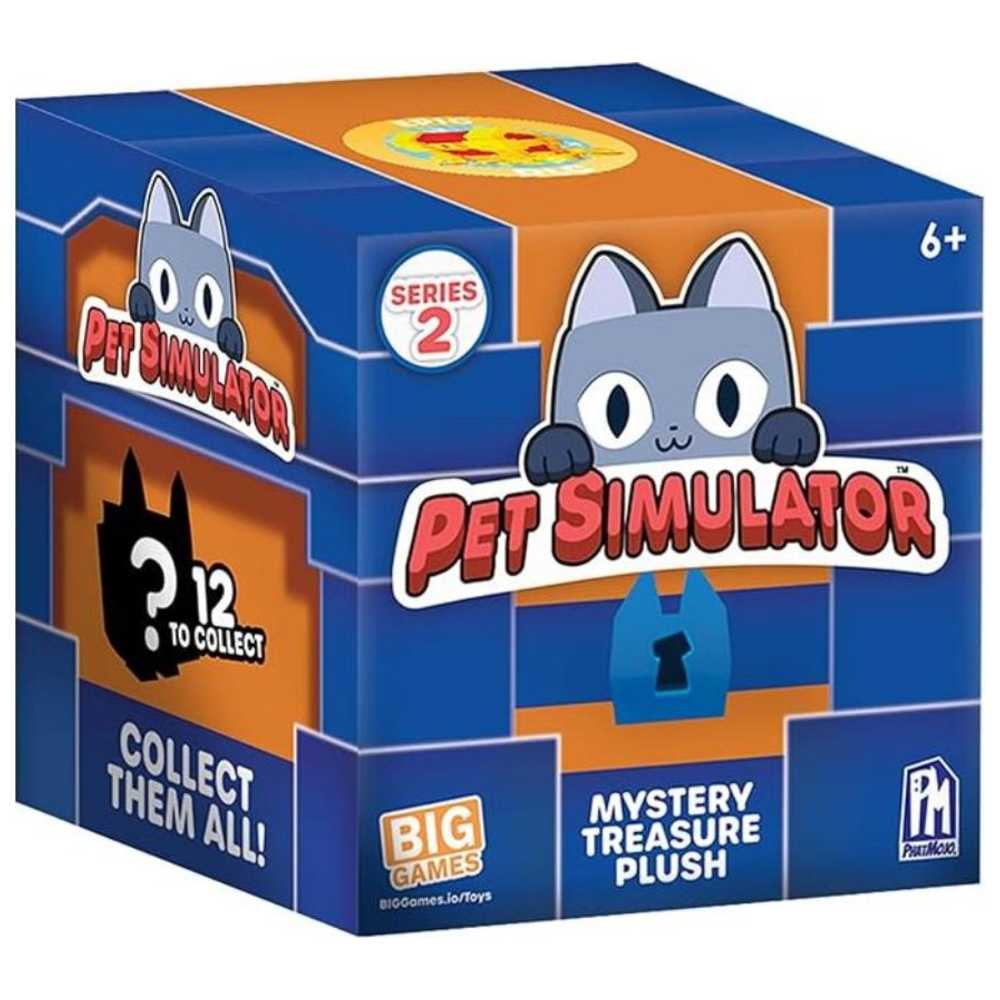 Pet Simulator - X Mystery Treasure Blind Box Plush Toy - Style May Vary - 1 Pc