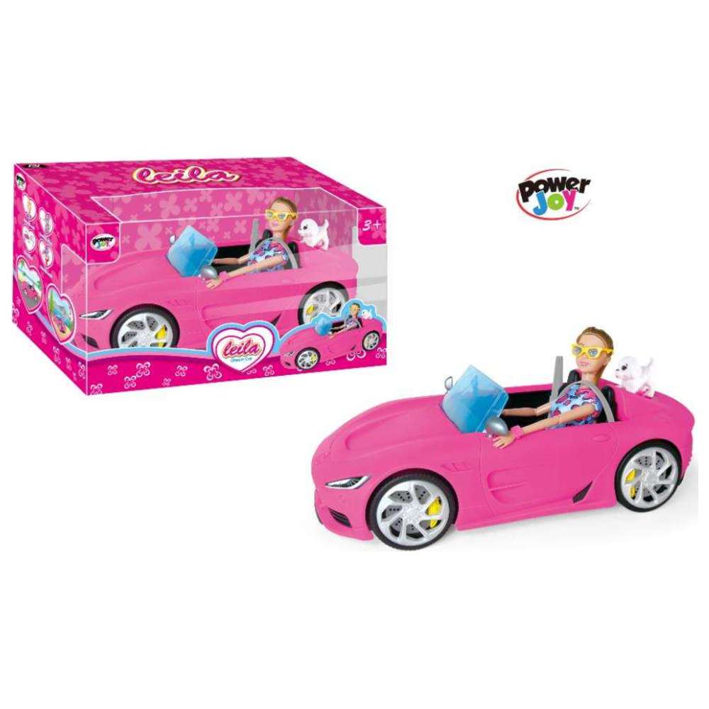 باور جوي - سيارة أحلام ليلى مع دمية أزياء - 35 سم
