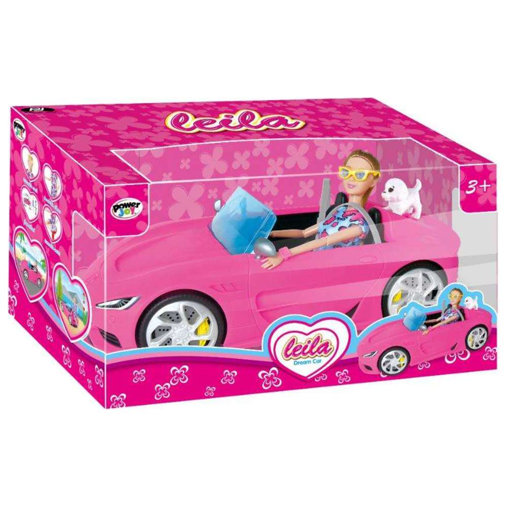 باور جوي - سيارة أحلام ليلى مع دمية أزياء - 35 سم