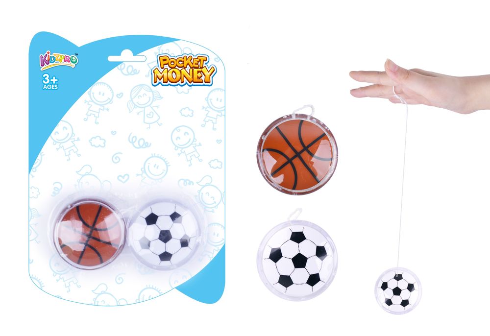 Kidzpro Pocket Money Yo-Yo With Light - 2 Pcs