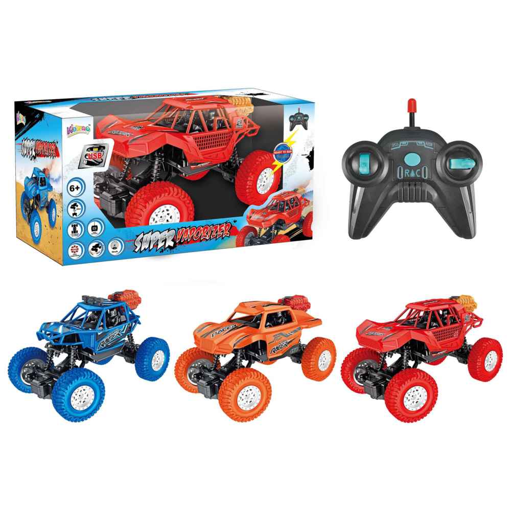 Kidzpro - Super Vaporizer 1:14 Remote Control Car - Design May Vary - 1 Pc