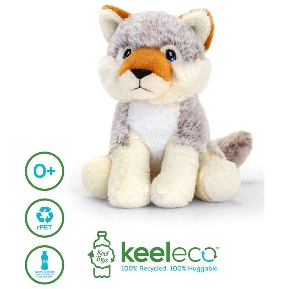 ألعاب كيل - دمية محشوة ذئب - 18 سم