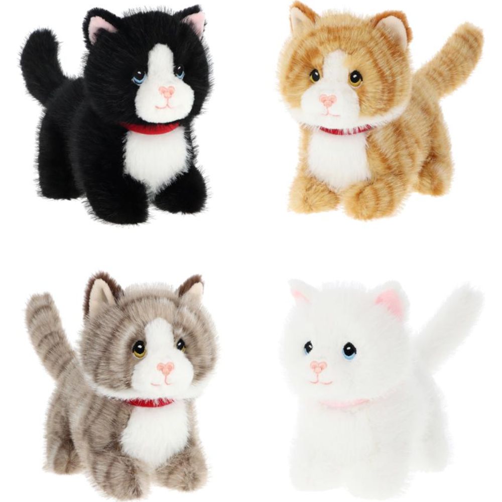 Keel Toys - Keeleco Kitty Love Collectable Soft Toy - 7-Inch - Style May Vary - 1 Pc