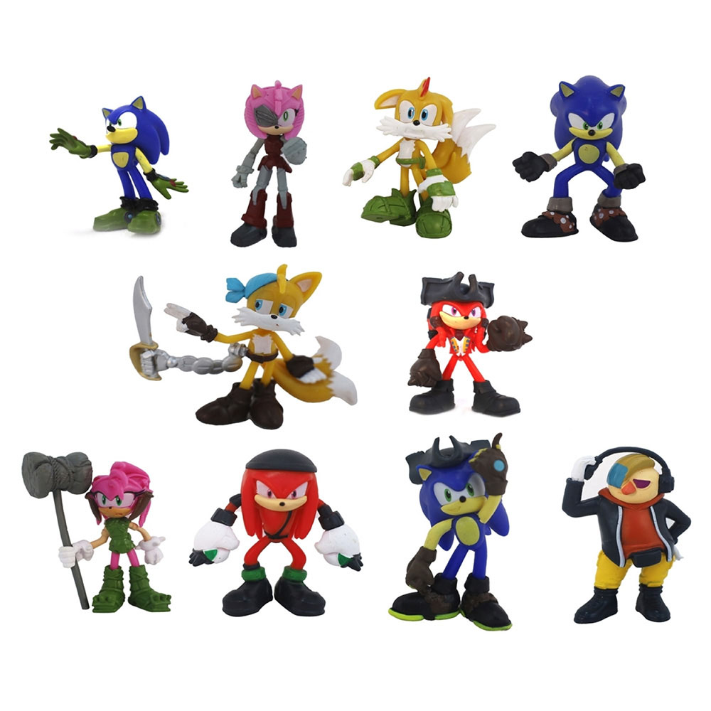 Sonic - Figures With Window Box - Style May Vary - 2.5-Inch - 2 Pcs