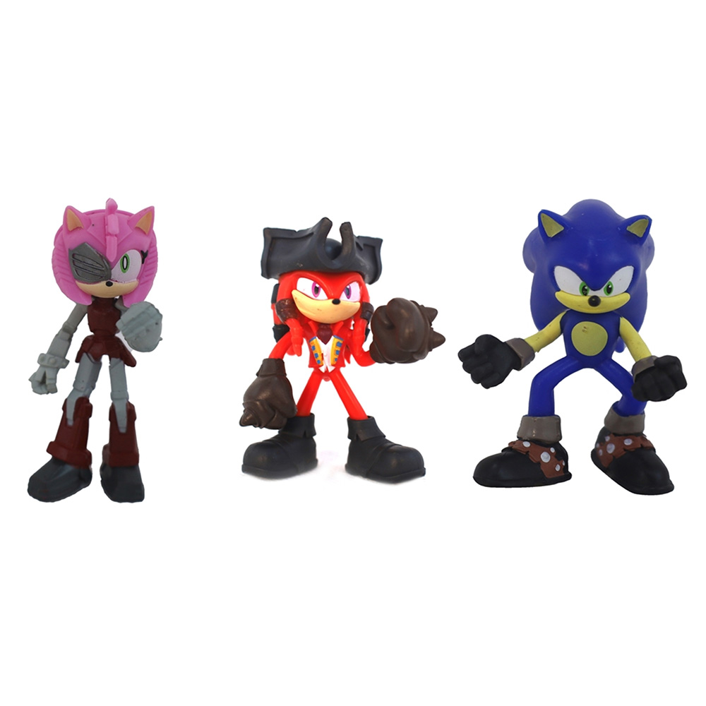 Sonic - Figure Blister Pack - Style May Vary -  2.5-Inch - 3 Pcs
