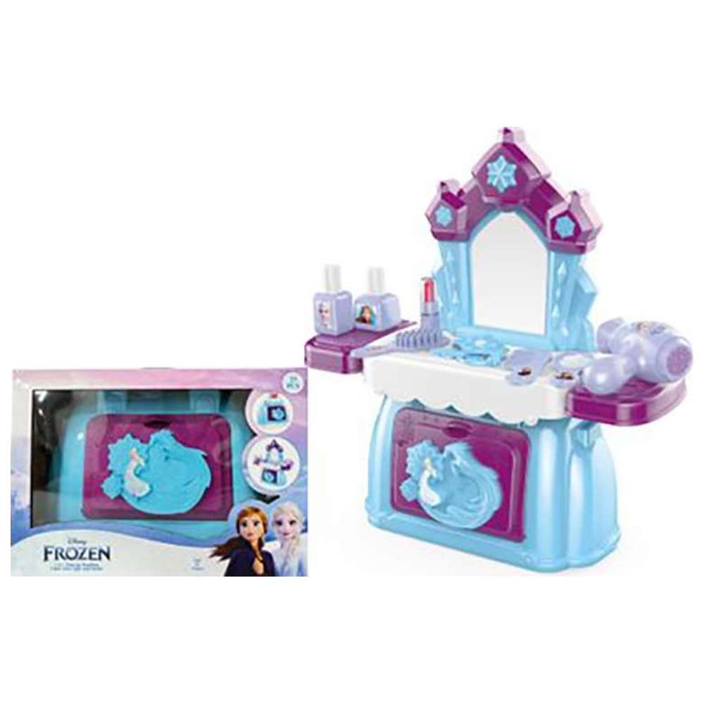 ديزني - شنطة يد وطاولة مكياج فروزن 2 في 1 مع ضوء وصوت