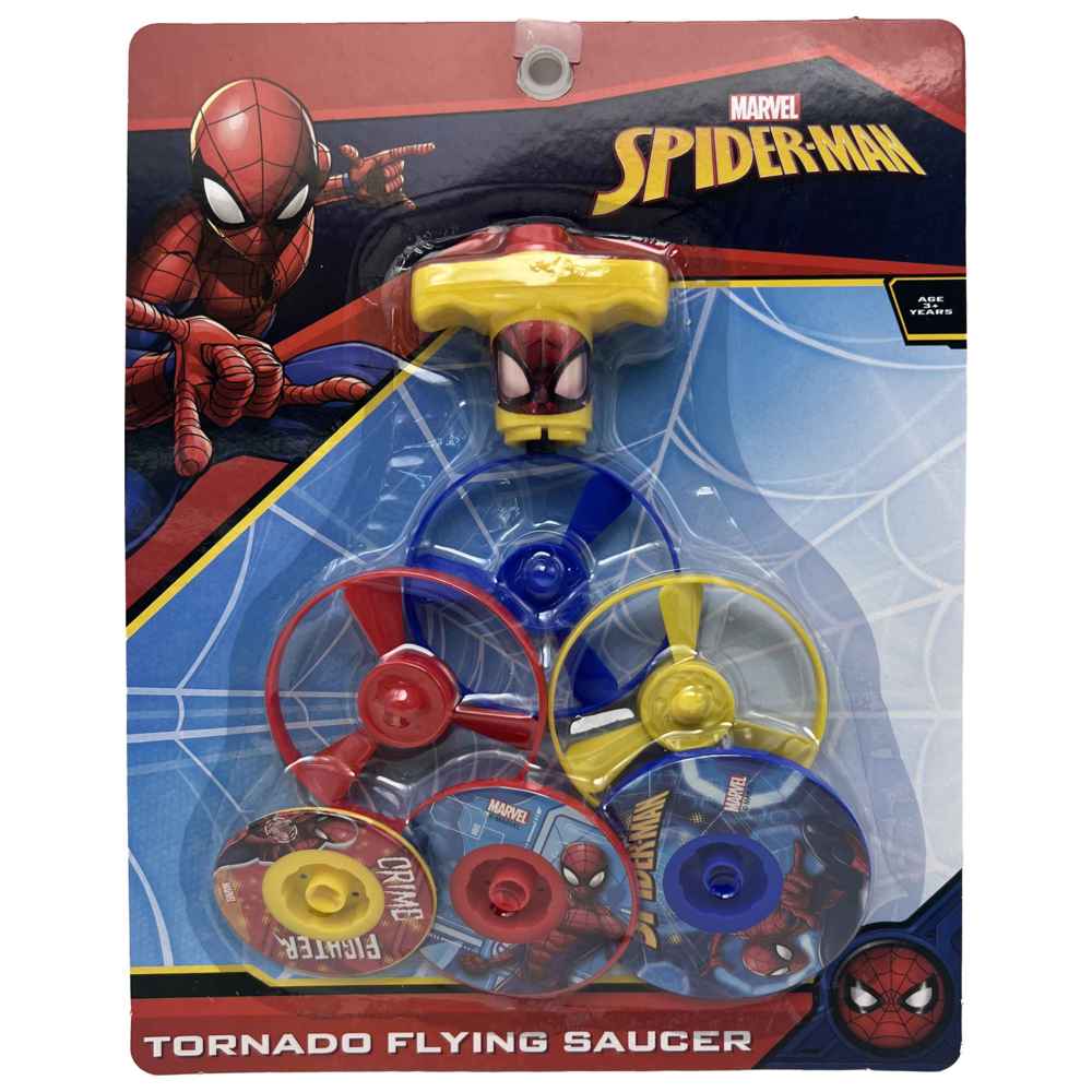 Marvel - Spider Man Tornado Flying Saucer - 6 Pcs