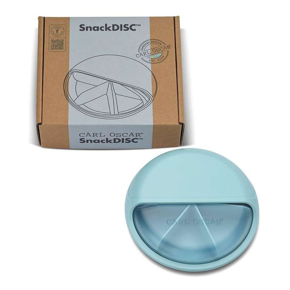 Carl Oscar - Kids 5 Rotatable Compartment Snackdisc Box - Blue