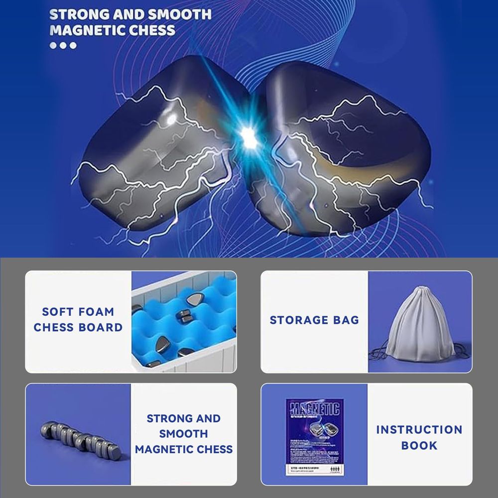 إيسين - لعبة الشطرنج المغناطيسية الاستراتيجية مع حجارة