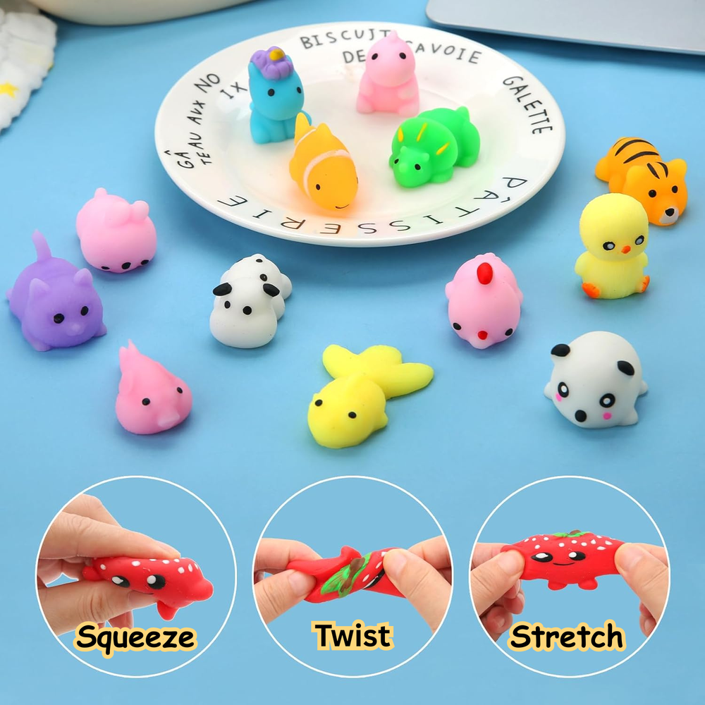 Essen - Mochi Squishy Toy Set - 50pcs
