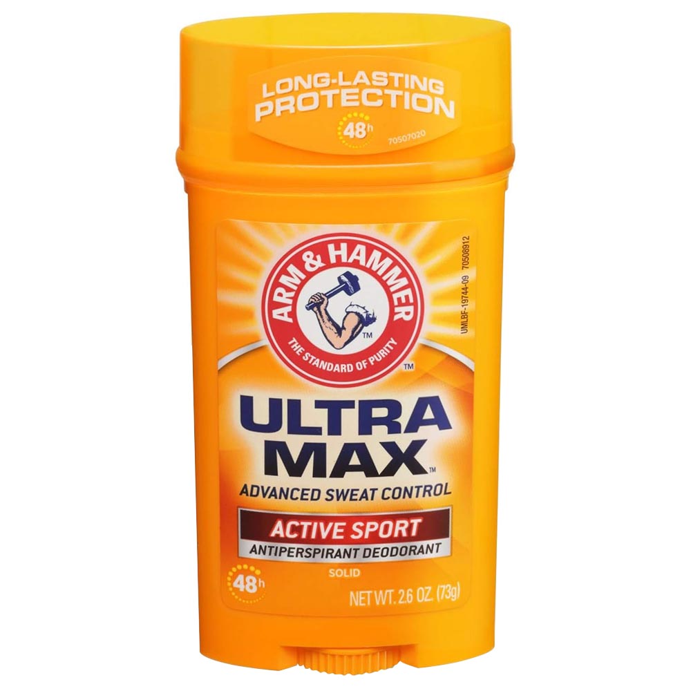 آرم اند هامر - مزيل العرق أكتيف سبورت صلب واسع - 73 غرام