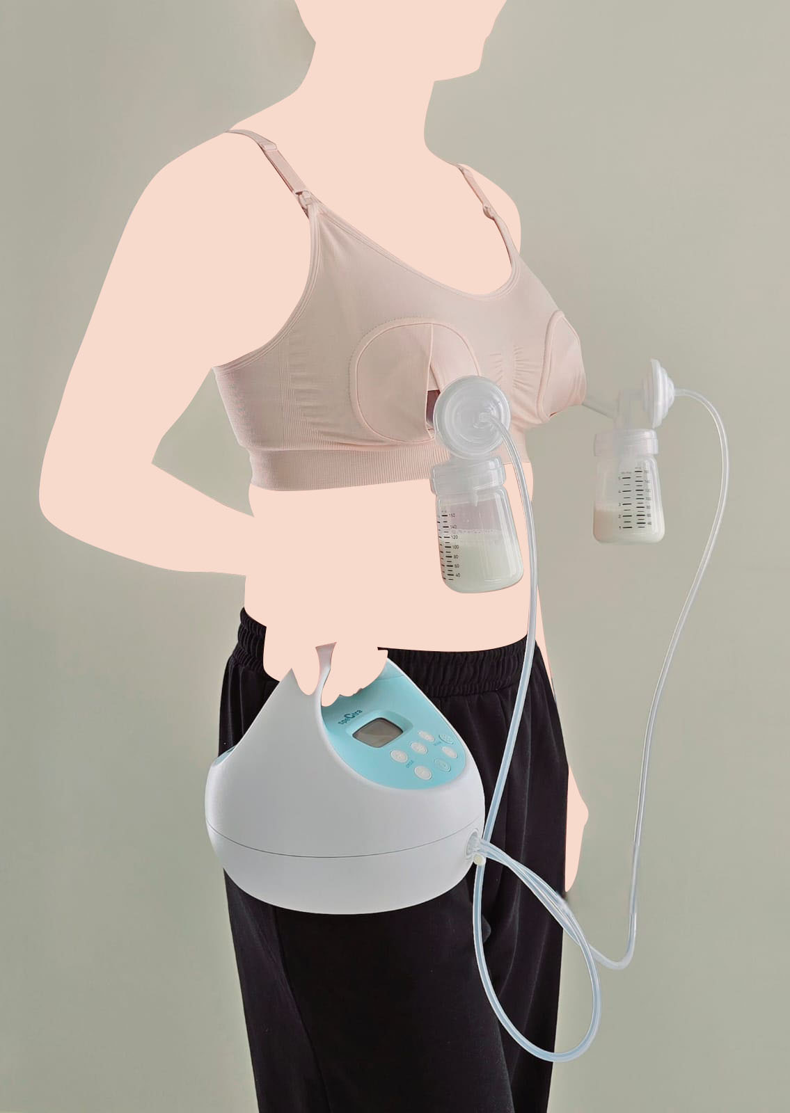 سبيكترا بيبي - حمالة صدر للرضاعة والشفط بدون استخدام اليدين - بيوني