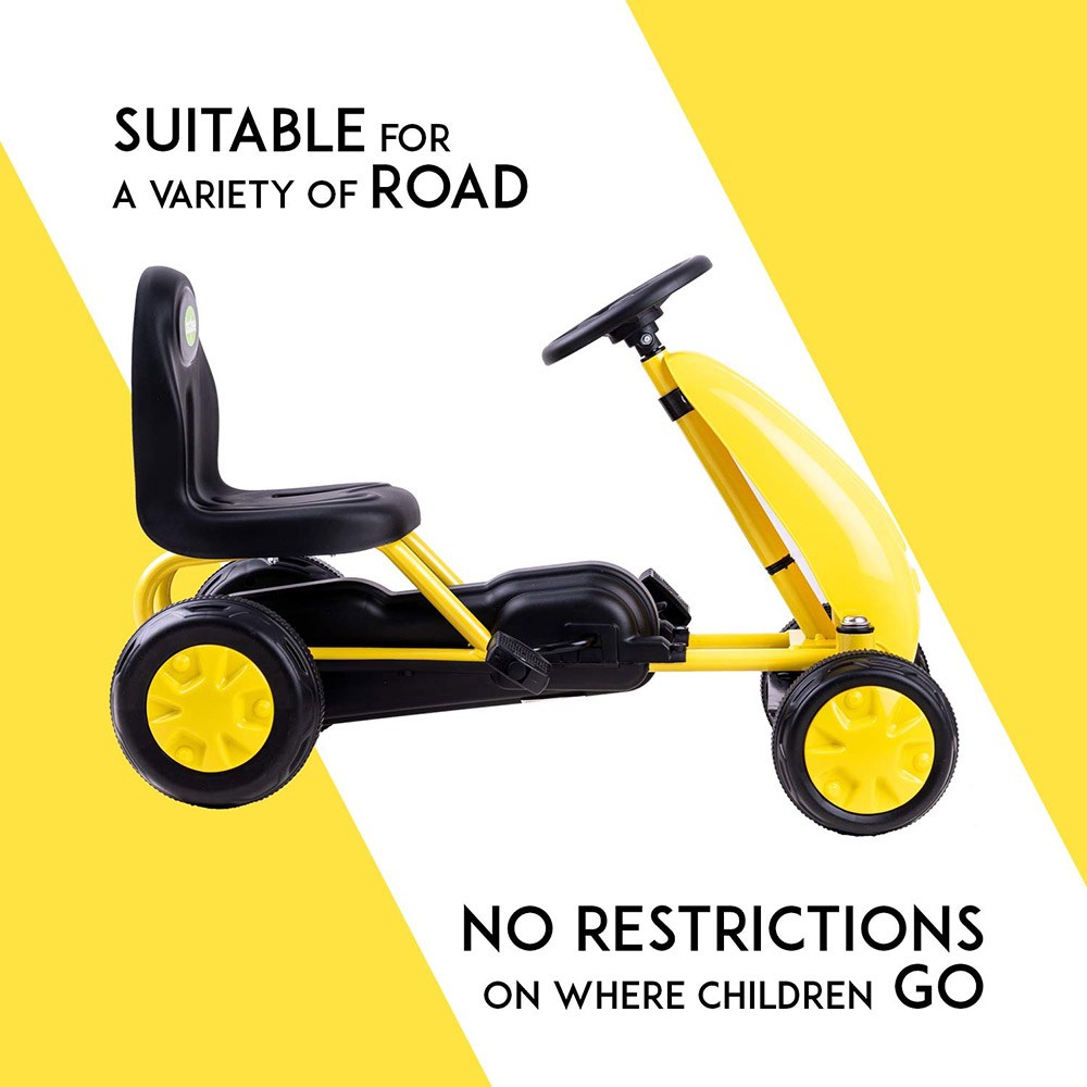 Megastar - Pedal Go-Kart For Children - Yellow 